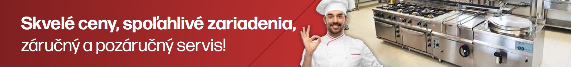 Spoľahlivé gastro zariadenia
